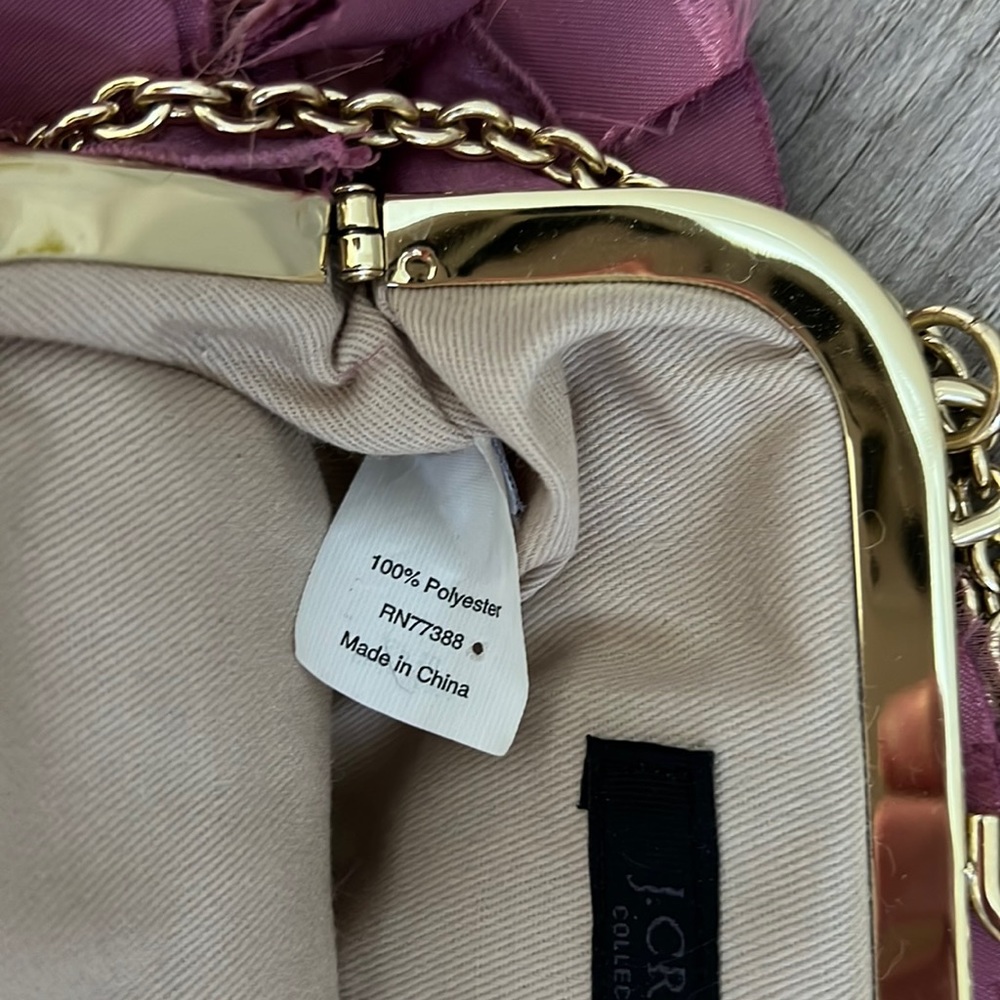 J Crew shoulder hand purse with floral detail - Picture 10 of 16